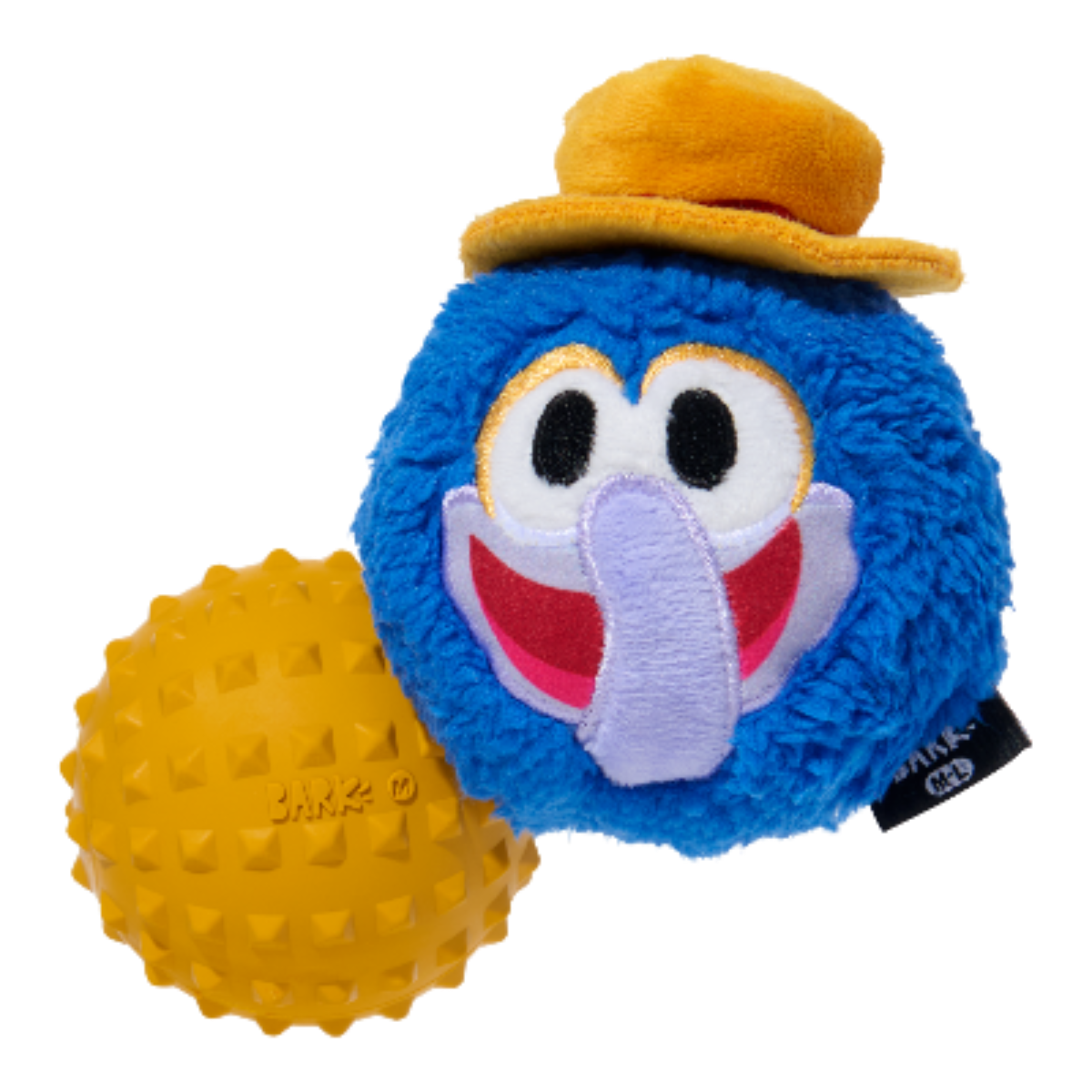The Great Gonzo as "Charles Lick-ens" Durable Super Chewer Multi-Part Dog Toy