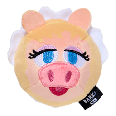 Miss Piggy as “Bouncing Emily Catch-it” Plush 2-in-1 Rip and Reveal Dog Toy