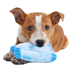 Squeaky Clean Mom Jeans Plush Tug Dog Toy