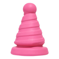 Treat Yourself Party Hat Durable Super Chewer Dog Toy