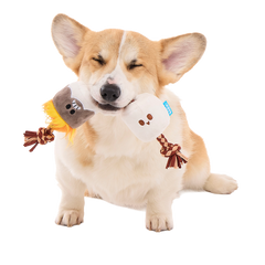 Tug Of S'more Plush Tug Dog Toy