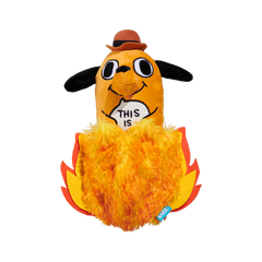 This is Fine Plush Multi-Part + Enrichment Dog Toy