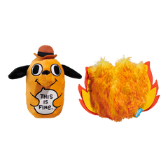 This is Fine Plush Multi-Part + Enrichment Dog Toy