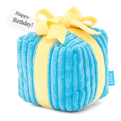 Throw A Party Present Plush 2-in-1 Dog Toy