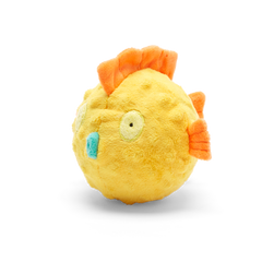 Bloated Barry the Blowfish Plush Fetch Dog Toy