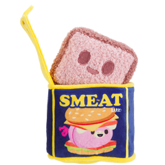 Canned Smeat Plush Multi-Part + Enrichment Dog Toy