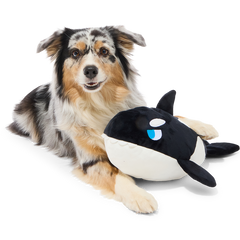 Whale Woofing Plush Extra-Large + Tug Dog Toy