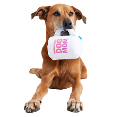 World's Best Dog Mom Mug Plush Tug Dog Toy