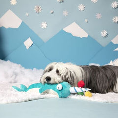 Deck the Narwhal Plush XXL Dog Toy