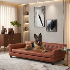 Heritage Dog Sofa - Cognac