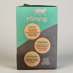 Compostable Plant-Based Poop Bags + Bamboo Dispenser