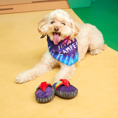 Bandana-Rama Yip Flops Plush Enrichment Dog Toy & Dog Bandana
