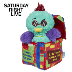 Saturday Night Live: Duck in A Box Plush Multi-Part + Enrichment Dog Toy
