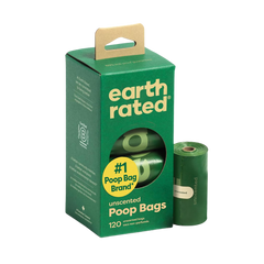 Earth Rated® Dog Poop Bags, 8 Refill Rolls, 120 Ct Bags